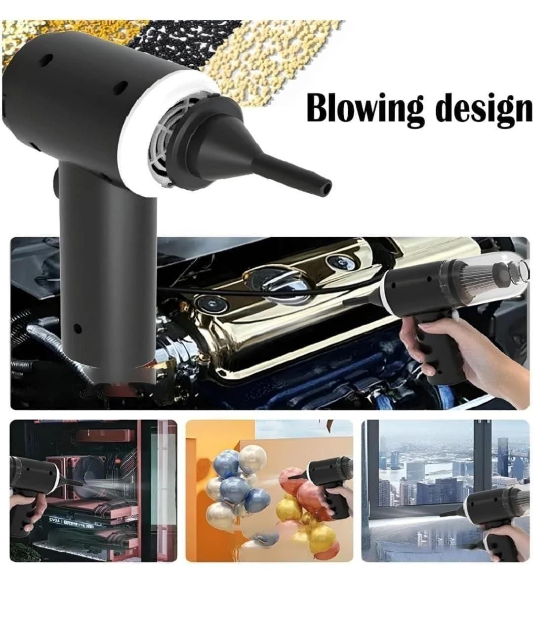 Powerful 2-in-1 Vacuum & Air Duster