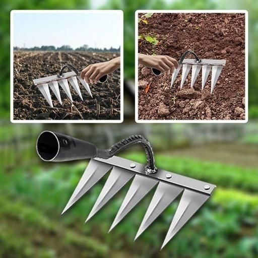 5 Teeth Carbon Steel Weeding Tool