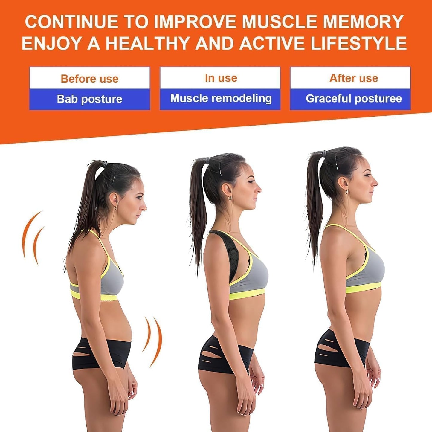 Posture Correct Belt For Neck & Shoulder Support