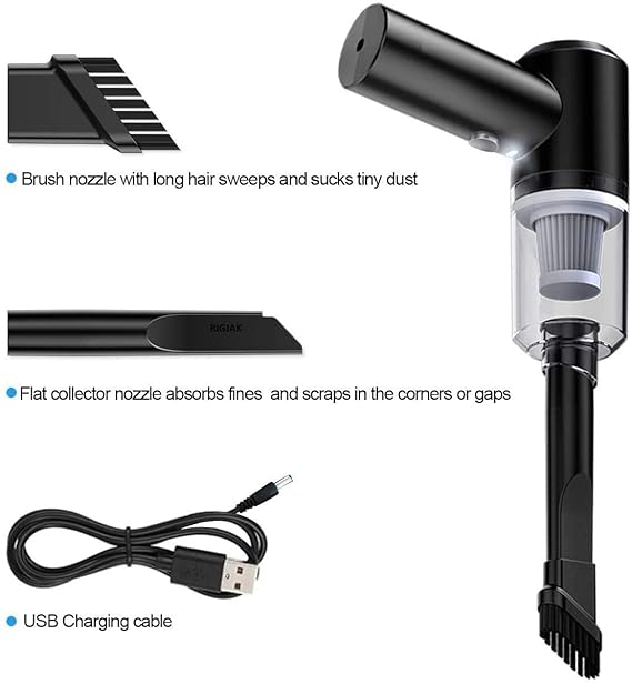 Powerful 2-in-1 Vacuum & Air Duster