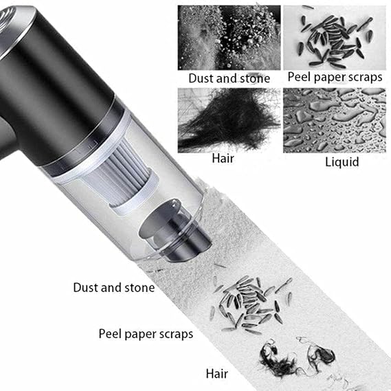 Powerful 2-in-1 Vacuum & Air Duster