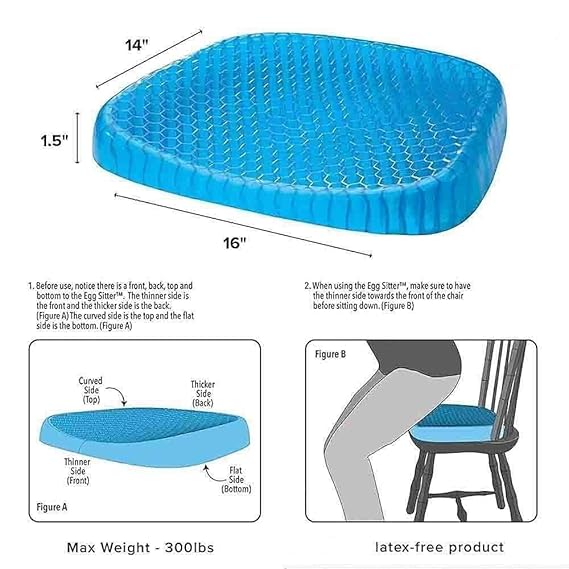 Gel Orthopedic Seat Cushion