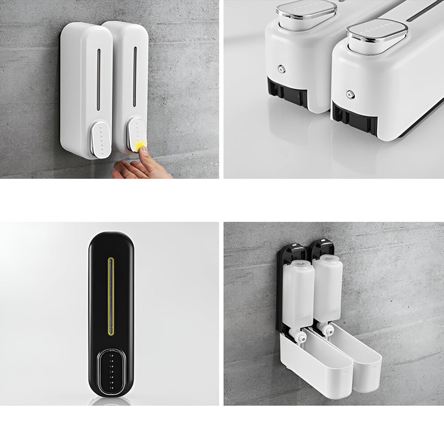 Press Wall-Mounted Dispenser Soap Manual