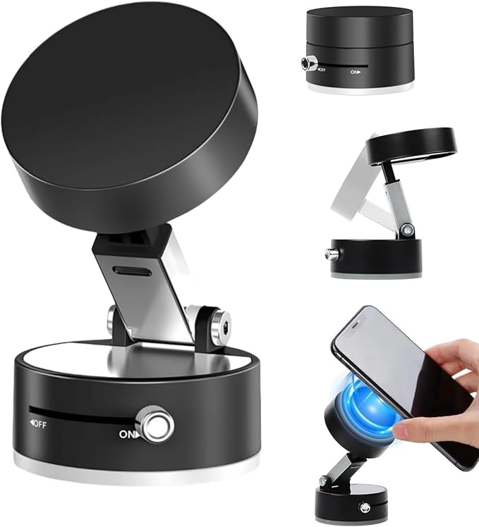 Vacuum Magnetic Suction Phone Holder