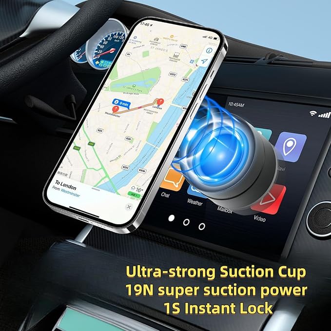 Vacuum Magnetic Suction Phone Holder
