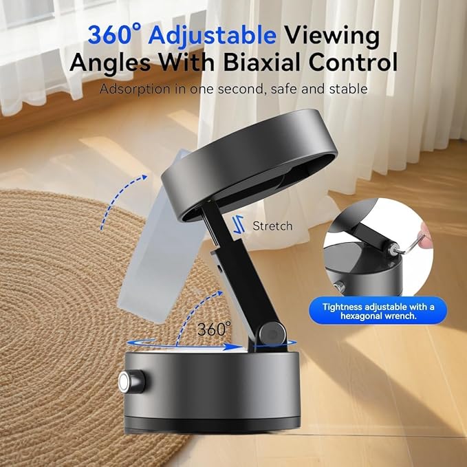 Vacuum Magnetic Suction Phone Holder