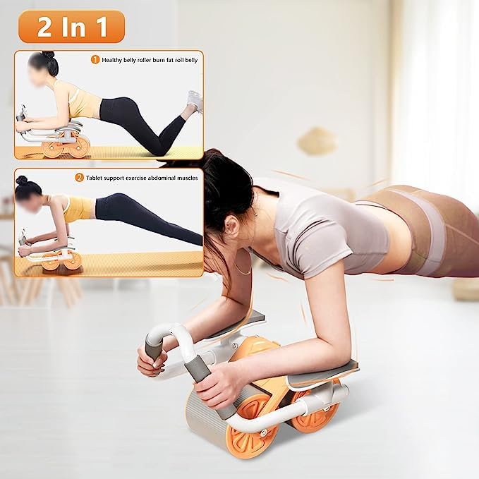 Abdominal Exercise Roller – Perfect for Abs, Core & Full Body Workout