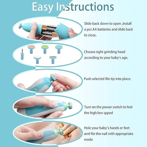 Baby Nail Electric Trimmer Kit