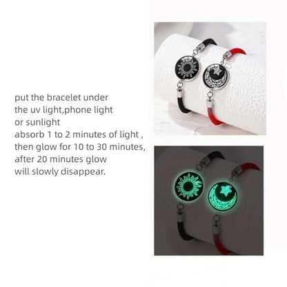 Sun Moon Luminous Couple Bracelets