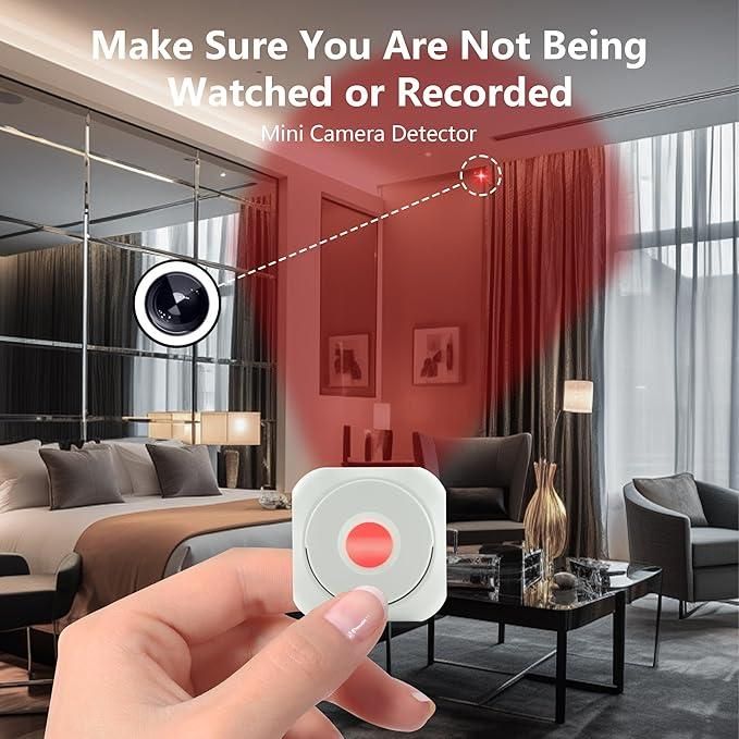 Mini Hidden Camera Detector – Portable Anti-Spy Infrared Device for Home, Office & Travel