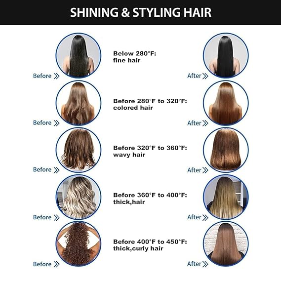 Professional Electric Hair Straightener Comb Brush