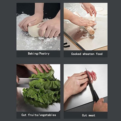 Stainless Steel Chopping Board (35x31cm)