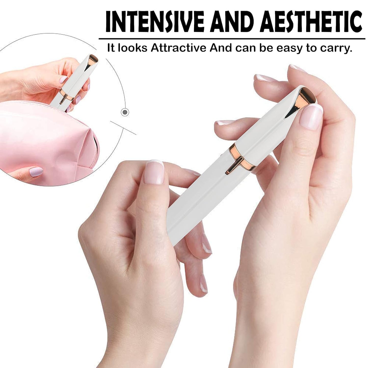 Flawless Rechargeable Eyebrow Timmer with LED Light