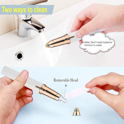 Flawless Rechargeable Eyebrow Timmer with LED Light