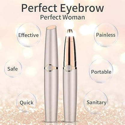 Flawless Rechargeable Eyebrow Timmer with LED Light