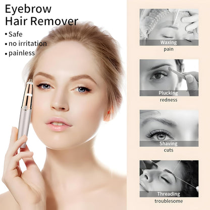 Flawless Rechargeable Eyebrow Timmer with LED Light
